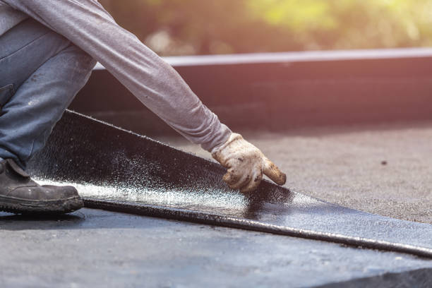 Professional Waterproofing technician working in Port Edwards, WI